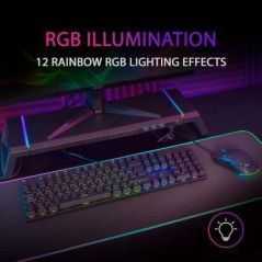 Tastiera Meccanica Mars Gaming MK422 RGB - Tecnologia Anti-Polvere- Tasti Ultra Resistenti