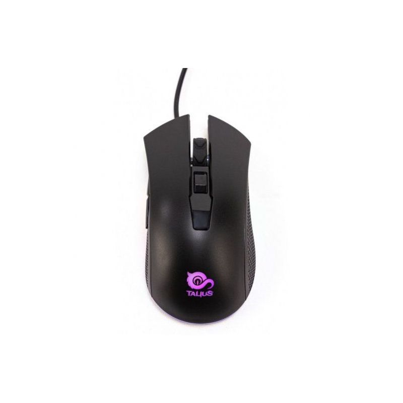 Talius Lancer Mouse Gaming USB 6400 dpi - 5 pulsanti - Illuminazione RGB -  Cavo da 1,80 m -  nero