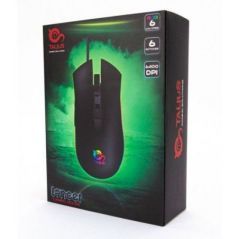 Talius Lancer Mouse Gaming USB 6400 dpi - 5 pulsanti - Illuminazione RGB -  Cavo da 1,80 m -  nero