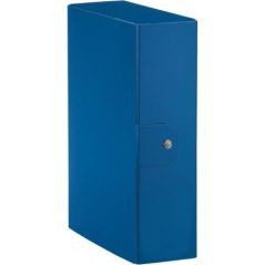 Esselte C28 EUROBOX Cartella per Progetti - 25 x 35 cm - Dorso 8 cm - Blu - Confezione da 1