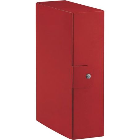 Esselte C28 EUROBOX Cartella per Progetti - 25 x 35 cm - Dorso 8 cm - Rosso - Confezione da 1