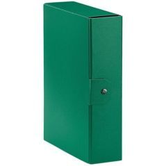 Esselte C28 EUROBOX Cartella per Progetti - 25 x 35 cm - Dorso 8 cm - Verde - Confezione da 1