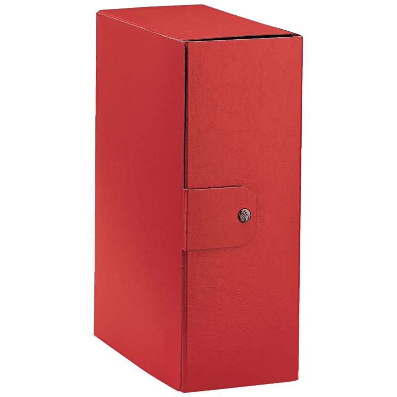 Esselte C32 EUROBOX Cartella per Progetti - 25 x 35 cm - Dorso 12 cm - Rosso - Confezione da 1