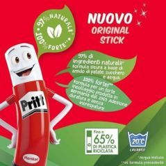 Pritt Colla Stick 22g con una tenuta forte per uso scuola e ufficio Pack da 12