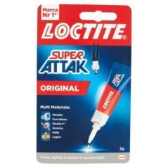 Loctite Super Glue-3 Colla Trasparente Istantanea Originale 3gr - Tappo Anti-intasamento