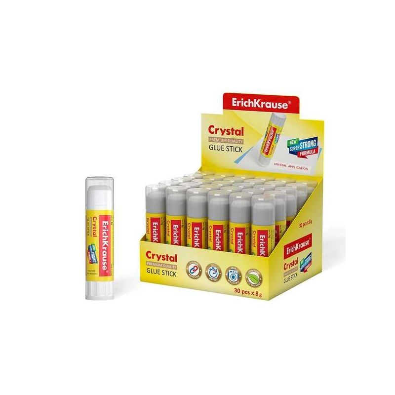 1 Colla Stick 8gr Erichkrause Crystal Super Strong Glue - Adesione rapida e affidabile