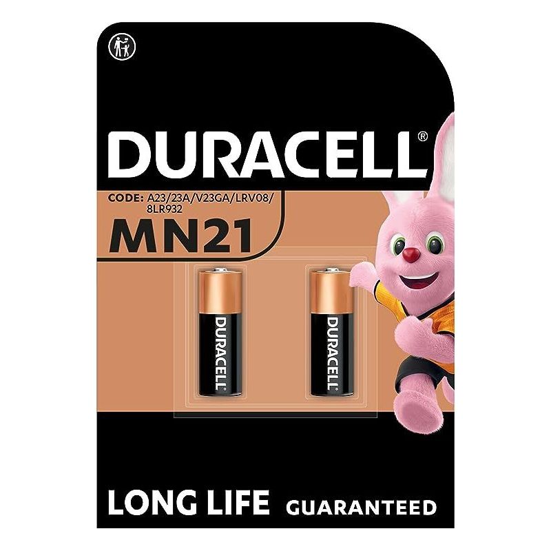 Batterie Duracell Alkaline MN21- A23 - 12V - 2 Pezzi