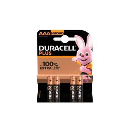 Duracell batterie alcaline AAA - LR03 1,5 V - MN2400B4 Plus Power