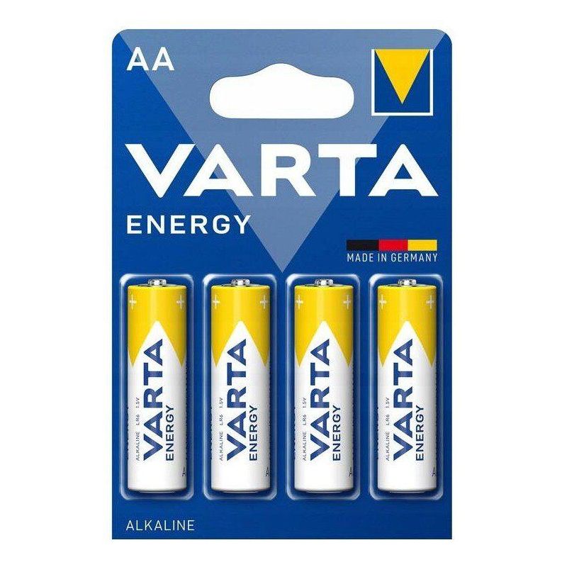 Batterie Varta Stilo AA Zinco-Carbonio - 1,5 V - 4 pz - Energy