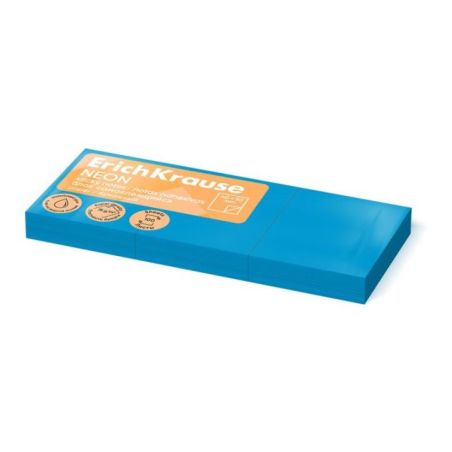 Post-it per Appunti ErichKrause 50х40 mm, 300 fogli, Blu Fluo