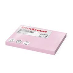 Post it - Sticky notes ErichKrause 100х75 mm, 100 fogli, Rosa