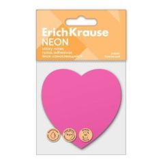 Post-it Sticky notes ErichKrause Neon, Cuore, 50 fogli, Rosa