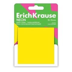 Post-it  ErichKrause Neon, 75Ñ…75Ñ… mm, 50 fogli, Giallo