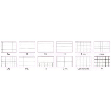 Quaderno One Color con spirale formato A5 - Blasetti Rigatura 1R - Confezione da 5 - 80gr