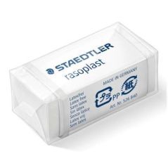 Staedtler Rasoplast 526 B40 Gomma - Gomme di alta qualità - Scarti minimi - Colore bianco