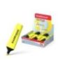 Evidenziatore fluorescente Erichkrause Visioline V-12 - Punta smussata - Inchiostro a base d'acqua - Colore giallo