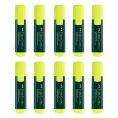 Faber Castell Set Evidenziatori Giallo Textliner 48 - Confezione da 10