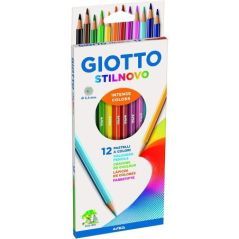 Giotto Stilnovo - Astuccio 12 Pastelli, Multicolore