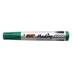 BIC Marking 2000 Pennarelli Indelebili Colore Verde Punta Tonda (1.7 mm) Confezione da 12 Marcatori