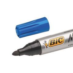 BIC Marking 2000 Pennarelli Indelebili Colore Blu Punta Tonda (1.7 mm) Confezione da 12 Marcatori