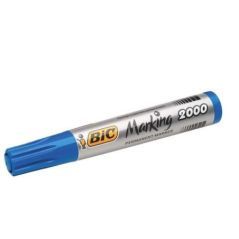 BIC Marking 2000 Pennarelli Indelebili Colore Blu Punta Tonda (1.7 mm) Confezione da 12 Marcatori