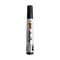 BIC Marking 2000 Pennarelli Indelebili Colore Nero Punta Tonda (1.7 mm) Confezione da 12 Marcatori