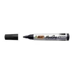 BIC Marking 2000 Pennarelli Indelebili Colore Nero Punta Tonda (1.7 mm) Confezione da 12 Marcatori