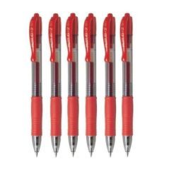 Pilot G 2 Penna Roller a Inchiostro Gel a Scatto Confezione da 12 Penne Colore Rosso