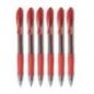 Pilot G 2 Penna Roller a Inchiostro Gel a Scatto Confezione da 12 Penne Colore Rosso