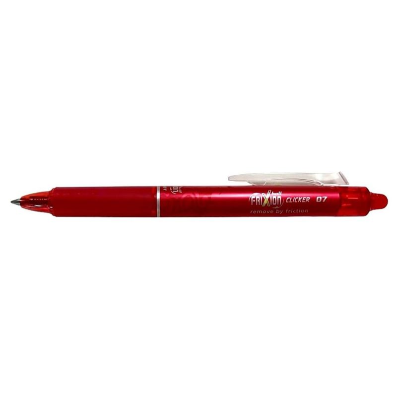 Pilot Frixion Ball Clicker - Penna a sfera cancellabile - Rossa