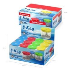 Temperamatite Erichkrause S-Keg con contenitore - Colori assortiti