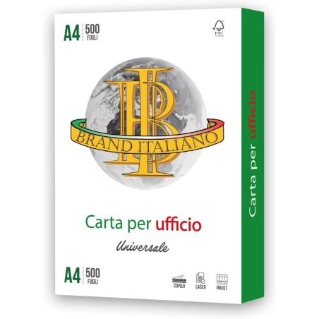 Bancale Carta A4 Brand Italiano 75gr - 120 risme per fotocopie e stampe professionali