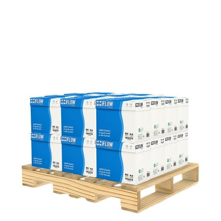 Carta A4 80 gr MM FLOW Office Bianca - Bancale 120 Risme