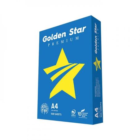 Carta A4 Golden Star 75gr - Bancale 120 risme per fotocopie e stampe professionali