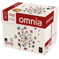 Carta Omnia Premium A4 80gr - Bancale 240 risme per fotocopie e stampe professionali