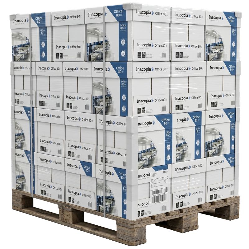 Carta Inacopia A4 80gr - Bancale 240 risme per fotocopie e stampe professionali
