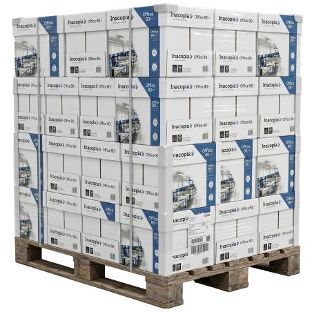 Carta Inacopia A4 80gr - Bancale 240 risme per fotocopie e stampe