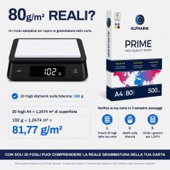Bancale da 180 Risme Carta A4 80 gr Alphaink Prime