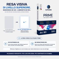 Bancale da 240 Risme Carta A4 80 gr Alphaink Prime