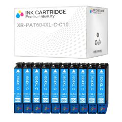 Cartucce Epson 604XL-C Ciano Compatibile KIT 10