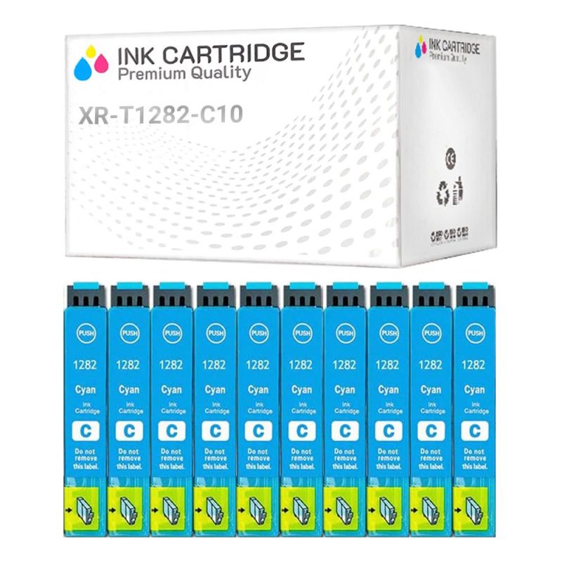 Cartucce Epson T1282 Ciano Compatibile KIT 10