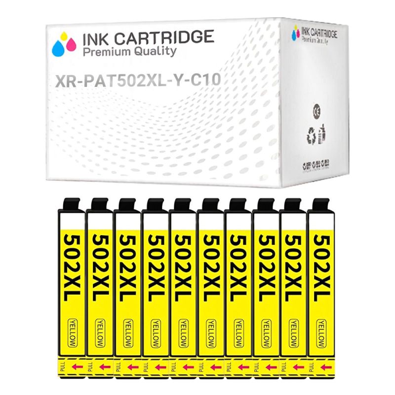 Cartucce Epson T502XL-Y C13T02W44010 Giallo Compatibile KIT 10