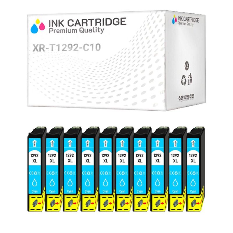 Cartucce Epson T1292 C13T12924010 Ciano Compatibile KIT 10