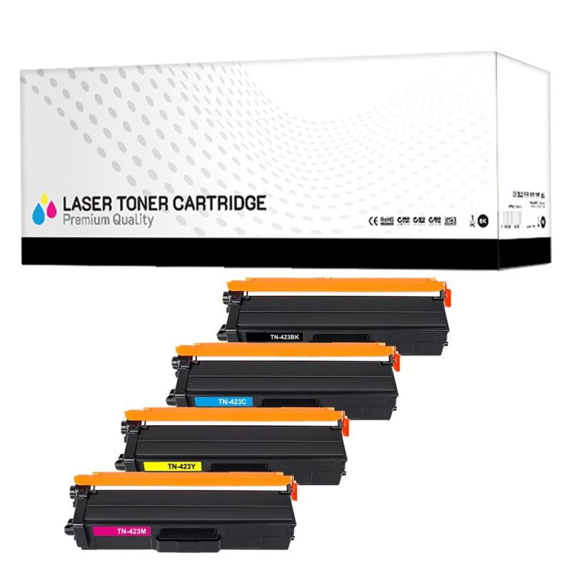 4 SET da 4 Toner Brother TN-423 Nero + Colore Compatibili  (4BK, 4M, 4C, 4Y)