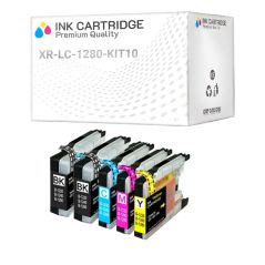 Vendita Kit 10 Cartucce Brother LC-1280 Nero + Colore compatibile - Xenres