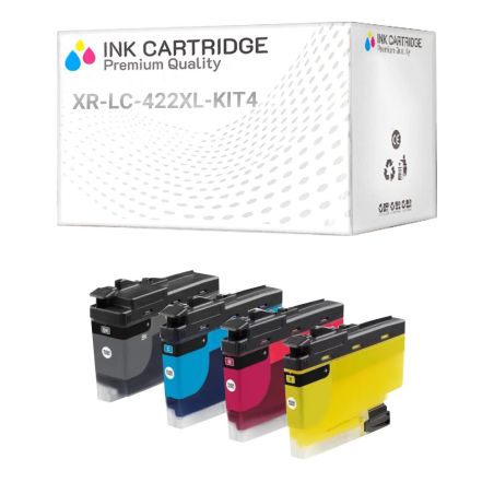 Acquista le Cartucce Kit 4 Brother LC-422XL  di Xenres