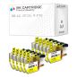 Cartucce Brother LC-421XL-Y Giallo Compatibile KIT 10