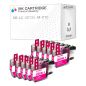 Cartucce Brother LC-421XL-M Magenta Compatibile KIT 10