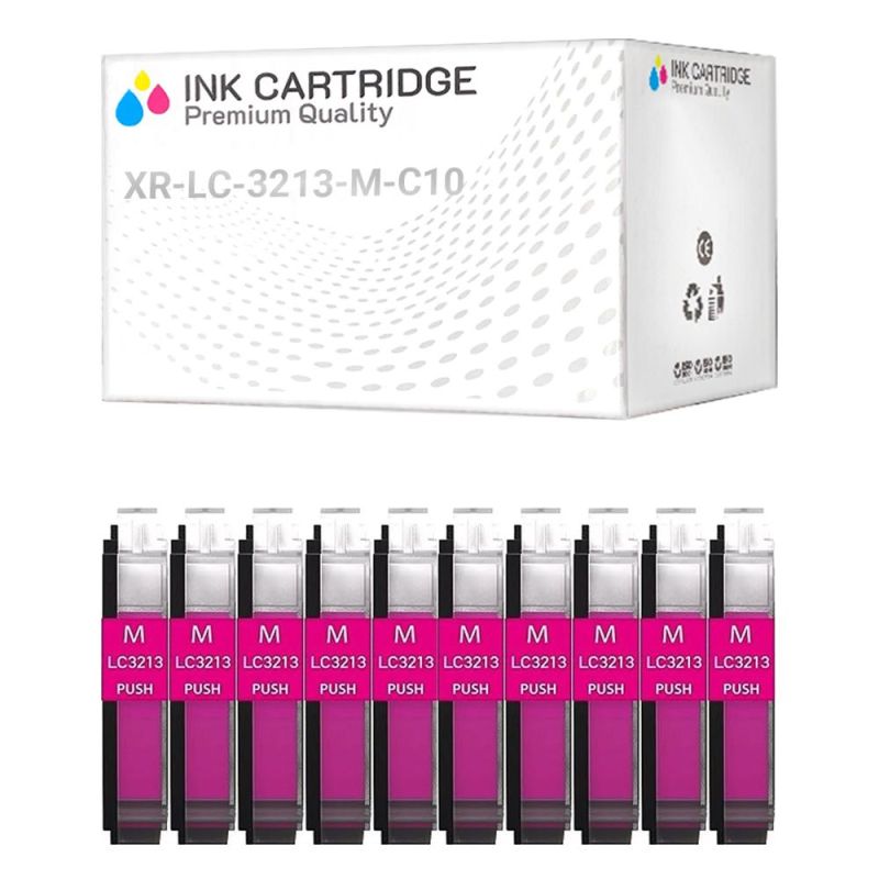 Cartucce Brother LC3213M Magenta Compatibile KIT 10