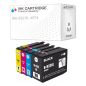 4 Cartucce HP 932 933 XL C2P42AE Nero + Colore Compatibile KIT 4